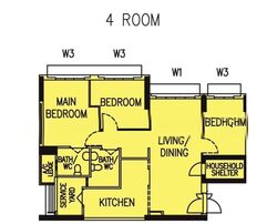 Blk 419A Waterfront II @ Northshore (Punggol), HDB 4 Rooms #626988341
